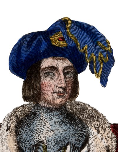 Retrato de Juan de Orleans, Conde de Dunois (Bastardo de Orleans) (1402-1468) de French School